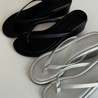 Rockedin wedge heel flip-flops [5cm]
