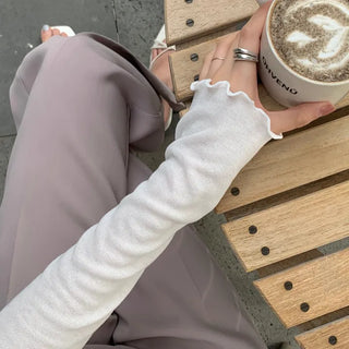 Flod Pintuck Semi-Wide Long Slacks