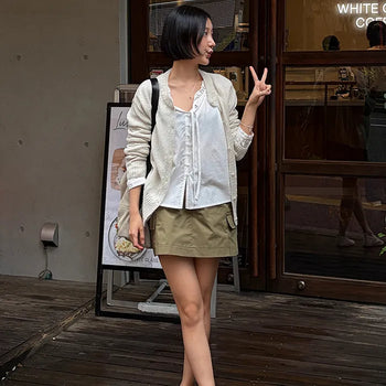ARBAN Cargo Mini Skirt Pants