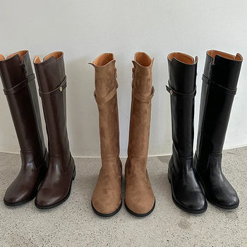 SO COMFORTABLE Hermès Velcro Long Boots