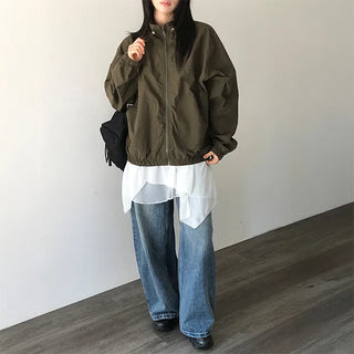 Royel Cutout Oversized Wind Jacket