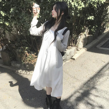 Plana Frill Sleeveless Long Dress
