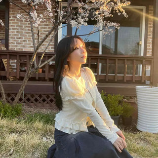 Washed Pintuck Flare Midi Skirt