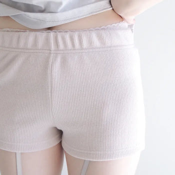 soft knit shorts