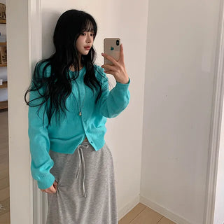 F Wool Cardigan