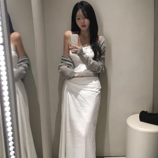 Hakuna Twist Slit Long Skirt