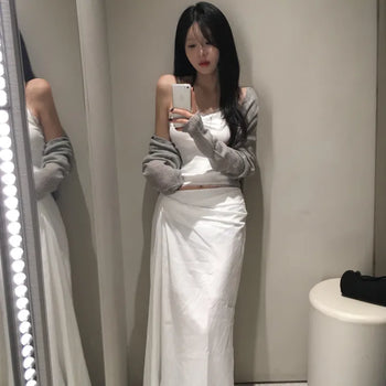 Hakuna Twist Slit Long Skirt