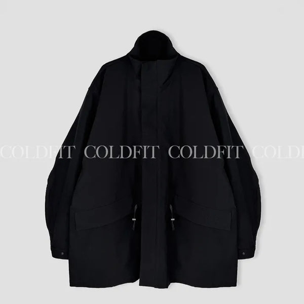 Oversized military balloon jacket