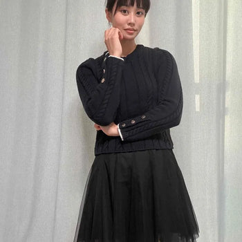 Tiered Tulle Flare Mini Skirt