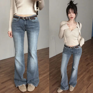 Haggis Low denim bootcut pants