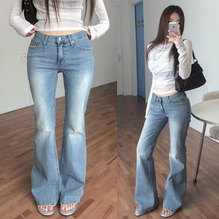 Trevit Low Denim Bootcut Pants