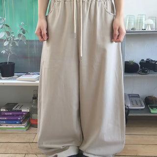 Cross studded wide pants