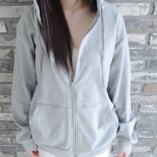 over prep hood zip-up  / Over prep hood zip-up