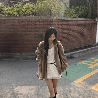 Baha Loose Fit Field Jacket Trench Jacket
