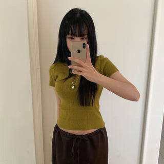 Le Bear Punching Short Sleeve Knit