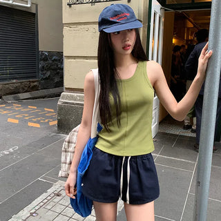 Petit Cutout Ribbed Sleeveless