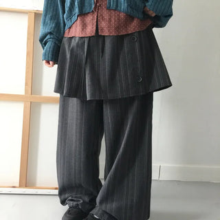stylish skirt-integrated pants