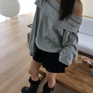 Over-shoulder sweatshirt