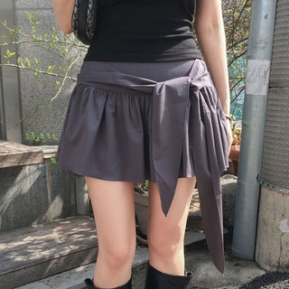 Kilyn strap flare skirt