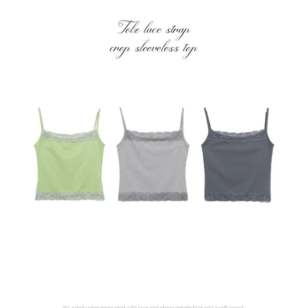 Talls Lace Strap Sleeveless
