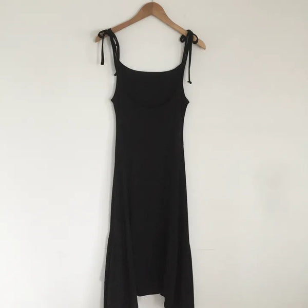Suzuka two-way asymmetrical long skirt