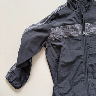 Nylon Training Windbreaker with Lace Line Details