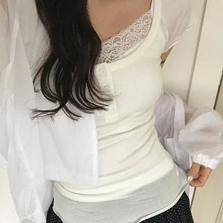 Smem Delicate Frill Short Sleeve T-shirt