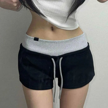 Contrast String Micro Shorts