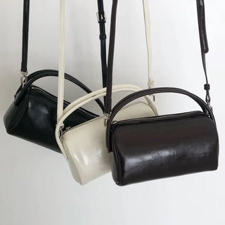 Glossy double-handle bag
