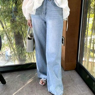 Light Blue Wide Pants