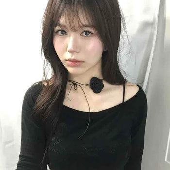 Slim Fit Off-Shoulder Daily Long Sleeve T-Shirt