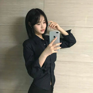 Regular Fit Striped Button-Down Long Sleeve Shirt