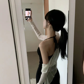 [Bunta-rook../Spring/Summer ver] Bena Drape Sleeveless Long Dress