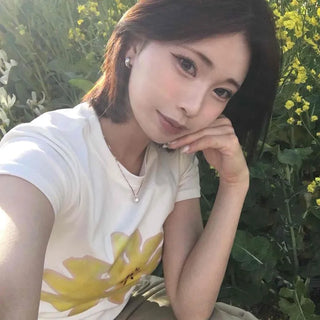 Graphic Flower Regular Fit Short Sleeve T-shirt