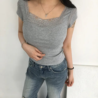 Vintage Lace Slim Inner T-shirt