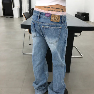 Stax Slim Wide Denim Pants