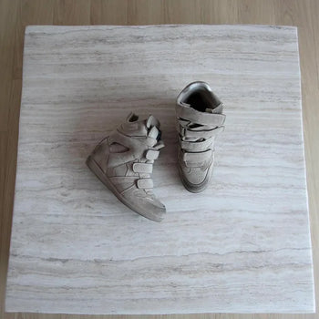 SUEDE HIGH-TOP SNEAKERS