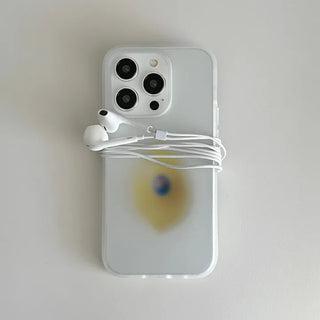 Muted Lemon Translucent Jelly iPhone Galaxy Spring New Phone Case