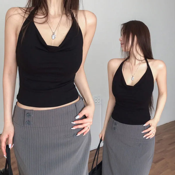 Nedik Halter Sleeveless [Built-in Cup]