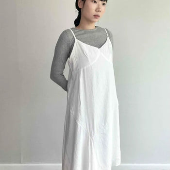Strap Frill Plain A-line Sleeveless Loose Fit Long Dress