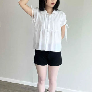String Straight Loose Fit Daily Shorts
