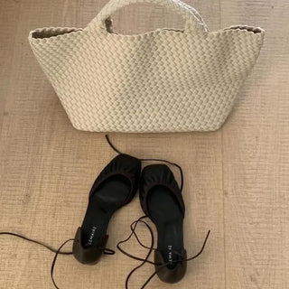 Weaving Tote Bag  Handmade Bag