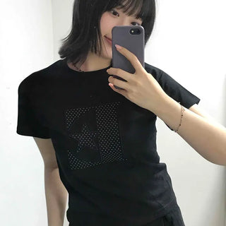Regular Fit Lettering Round Neck Short Sleeve T-Shirt