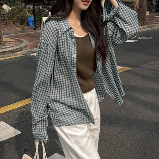 Paper Check Long Sleeve Shirt