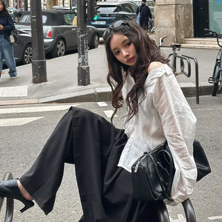 Nice See-through Loose Fit Shirt