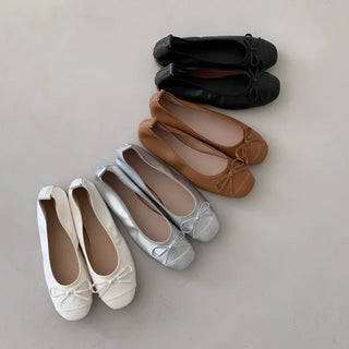 ◈Soft/Comfortable◈Ribbon Flat Shoes Wedding Guest Look Balletcore Flats Spring Summer 4 Seasons Mary Jane Flat Shoes
