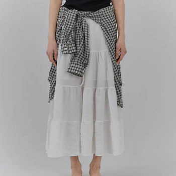 Blju Tiered Long Skirt