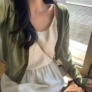 Plenty Lambswool V-neck Knit Cardigan