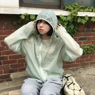 Summer Seagen See-through Windbreaker