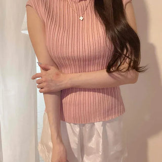 Slim Fit Fitted Sleeveless Daily Casual